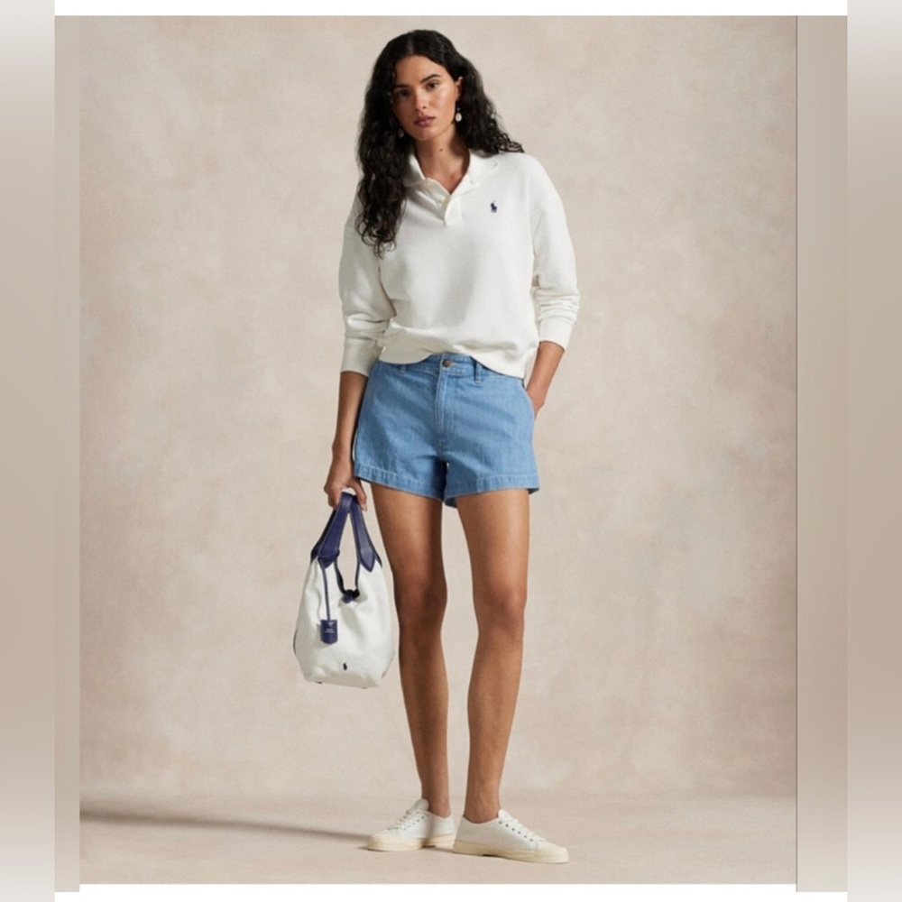 Polo Ralph Lauren Light Blue Jean Shorts